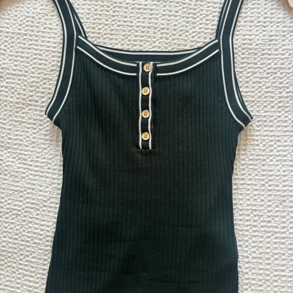 Sandro Two Tone Knit Tank - Picture 3 of 5